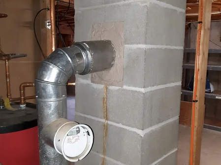 Oil Furnace or Oil Boiler Chimney Cleaning